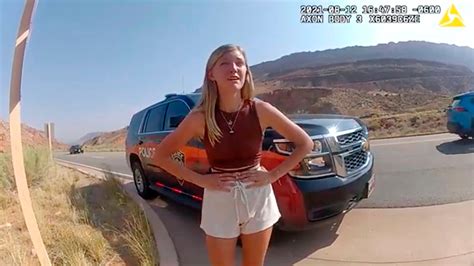 gabby petito naked|Utah police release body camera image of Gabby Petito after。